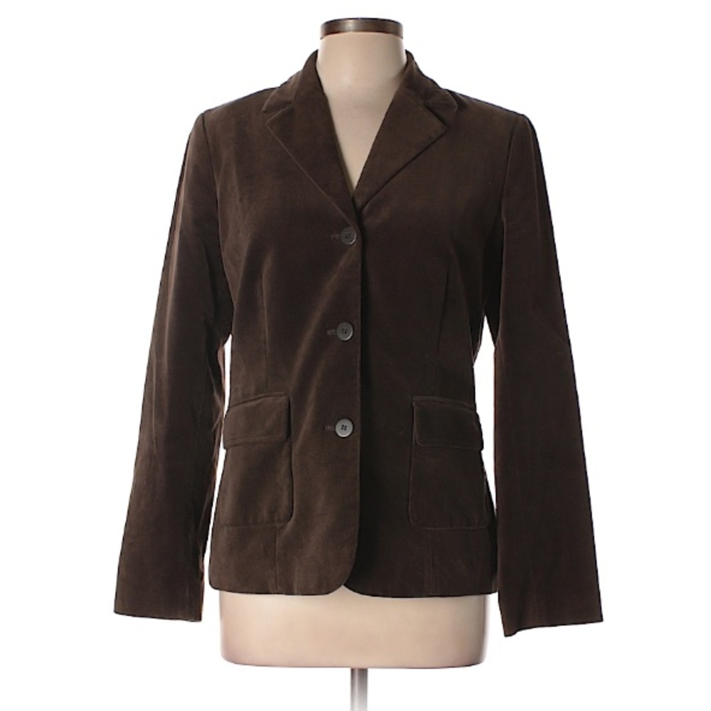 🎁 Charter Club Women's Brown Career Blazer